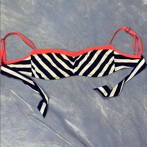 Stripped Beach House bikini top